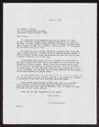 Letter to Robert H. Frazier from L. Allen Churchill